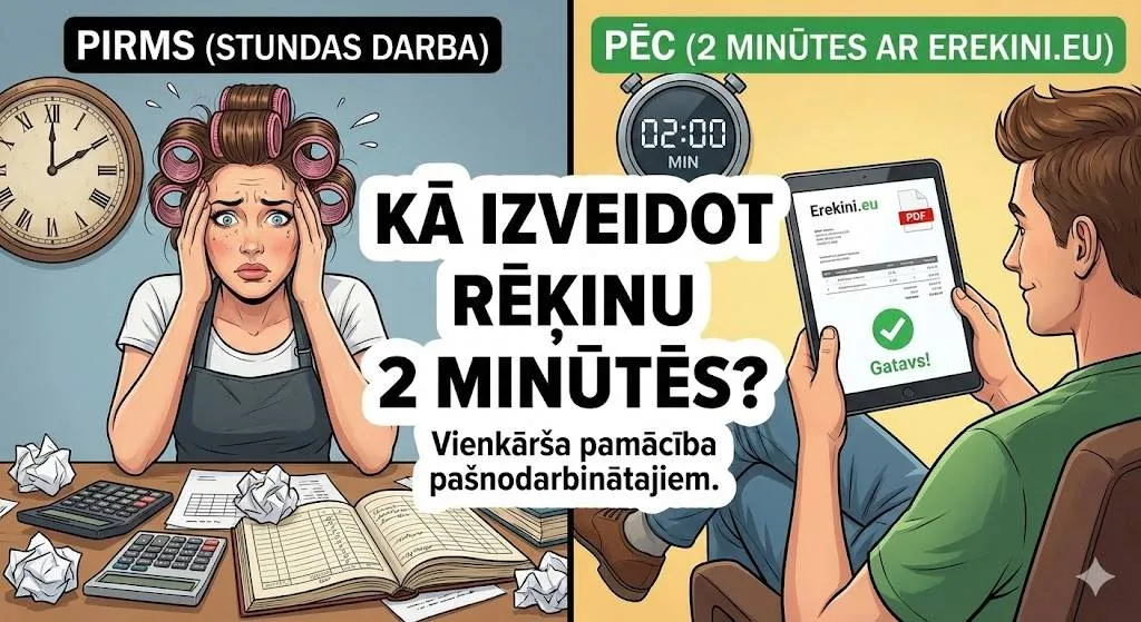Viegli un Ātri: Rēķina Izveide Pašnodarbinātajiem